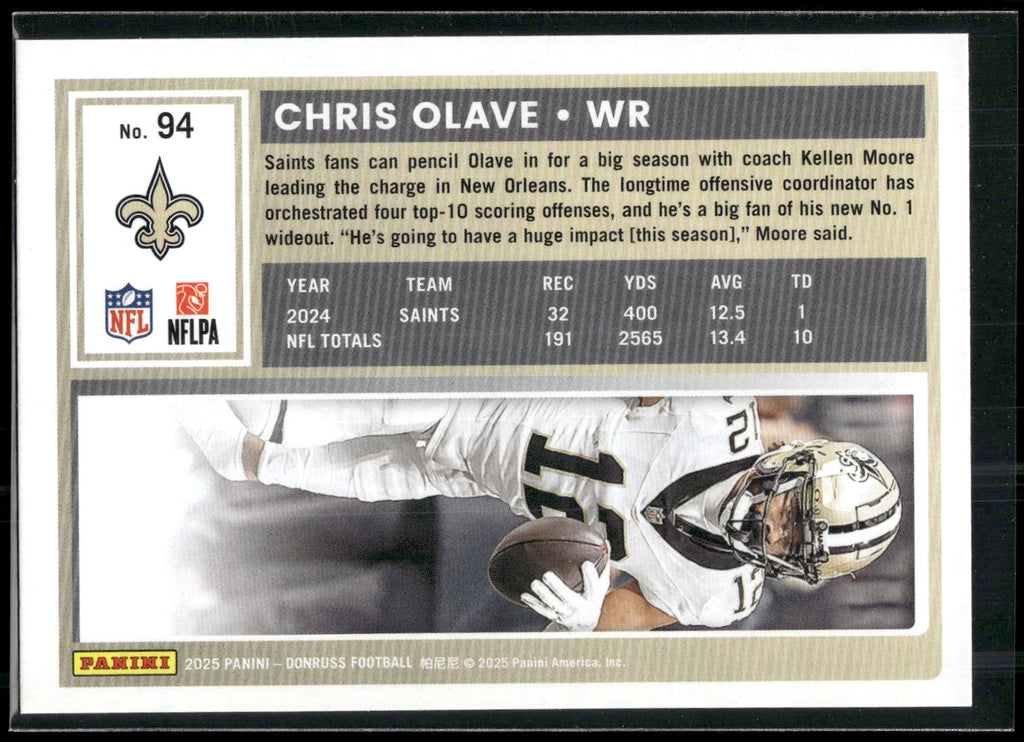 2025 Donruss #94 Chris Olave