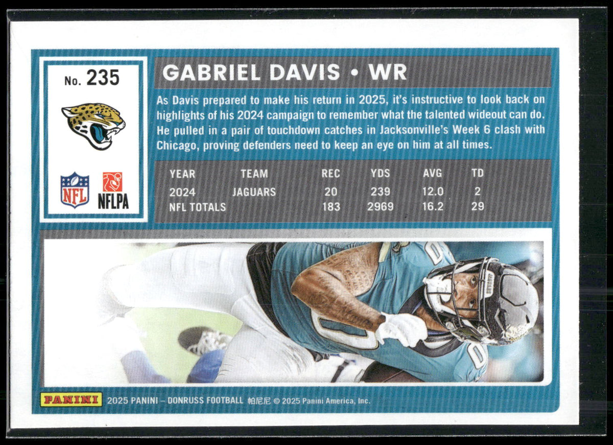 2025 Donruss #235 Gabriel Davis