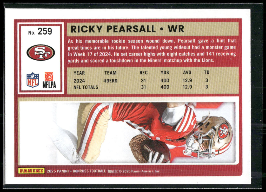 2025 Donruss #259 Ricky Pearsall