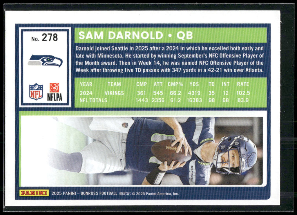 2025 Donruss #278 Sam Darnold