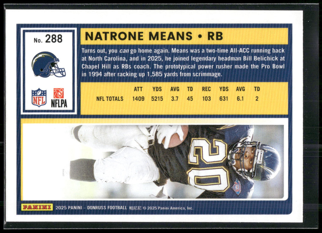 2025 Donruss #288 Natrone Means