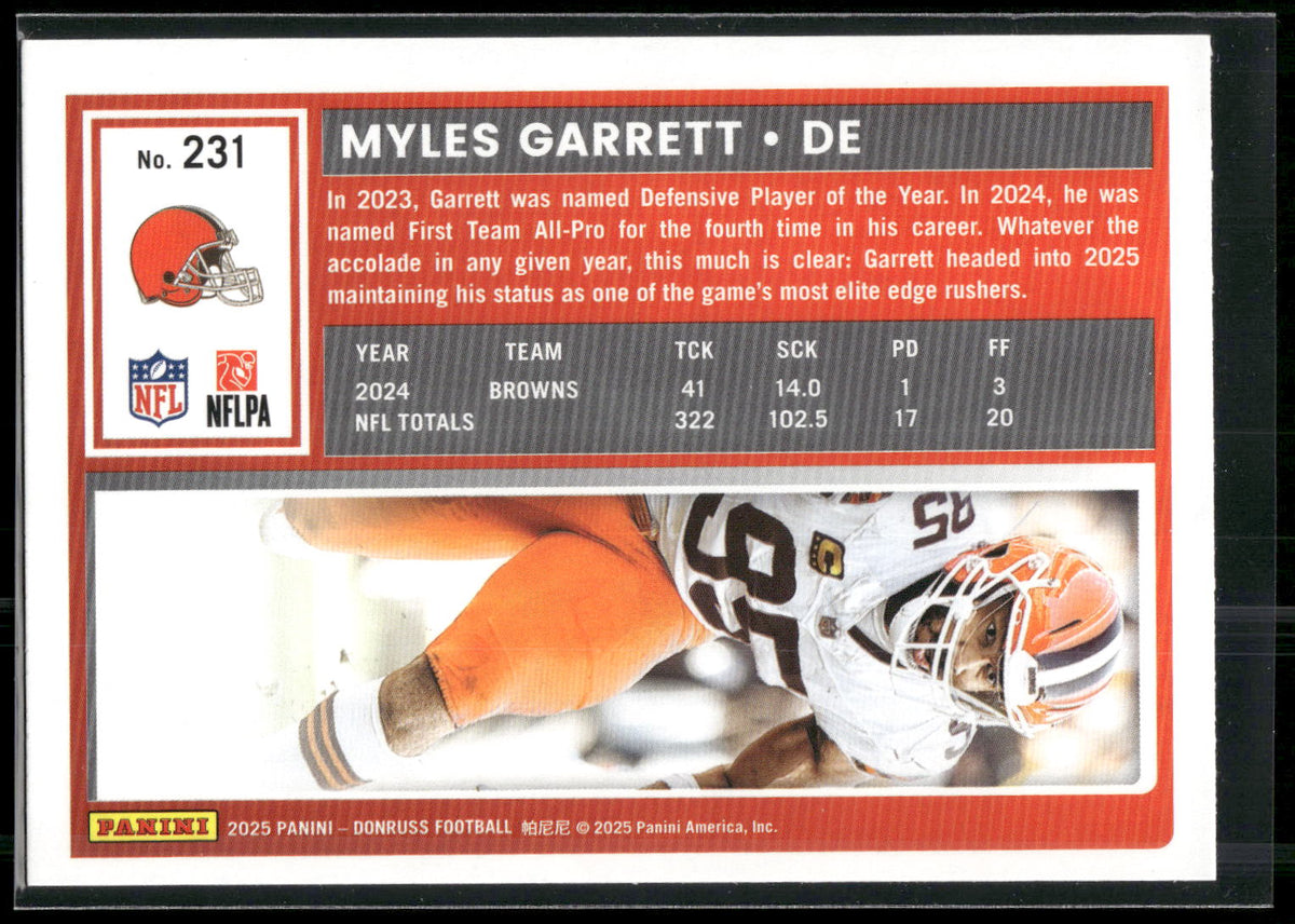 2025 Donruss #231 Myles Garrett