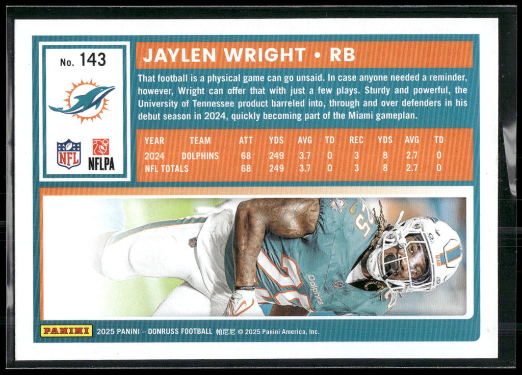 2025 Donruss #143 Jaylen Wright