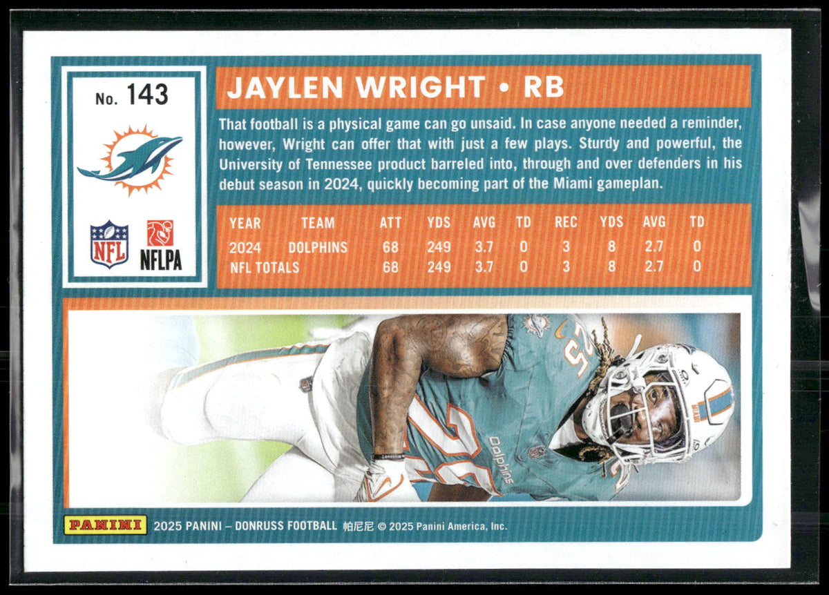 2025 Donruss #143 Jaylen Wright