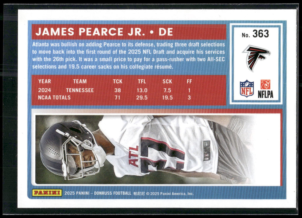 2025 Donruss #363 James Pearce Jr.