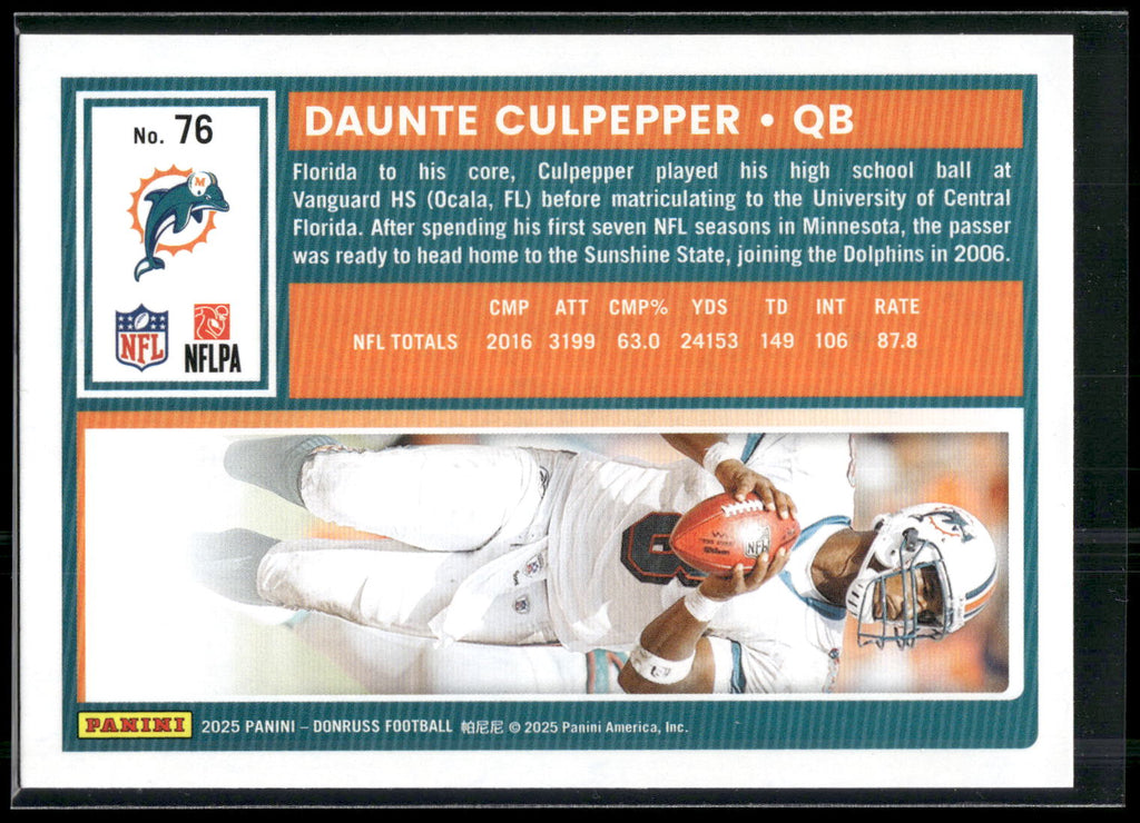 2025 Donruss #76 Daunte Culpepper