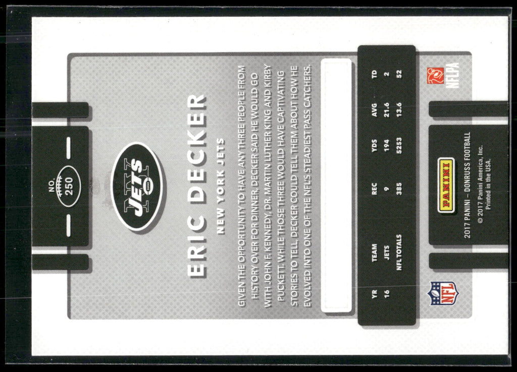 2017 Donruss #250 Eric Decker