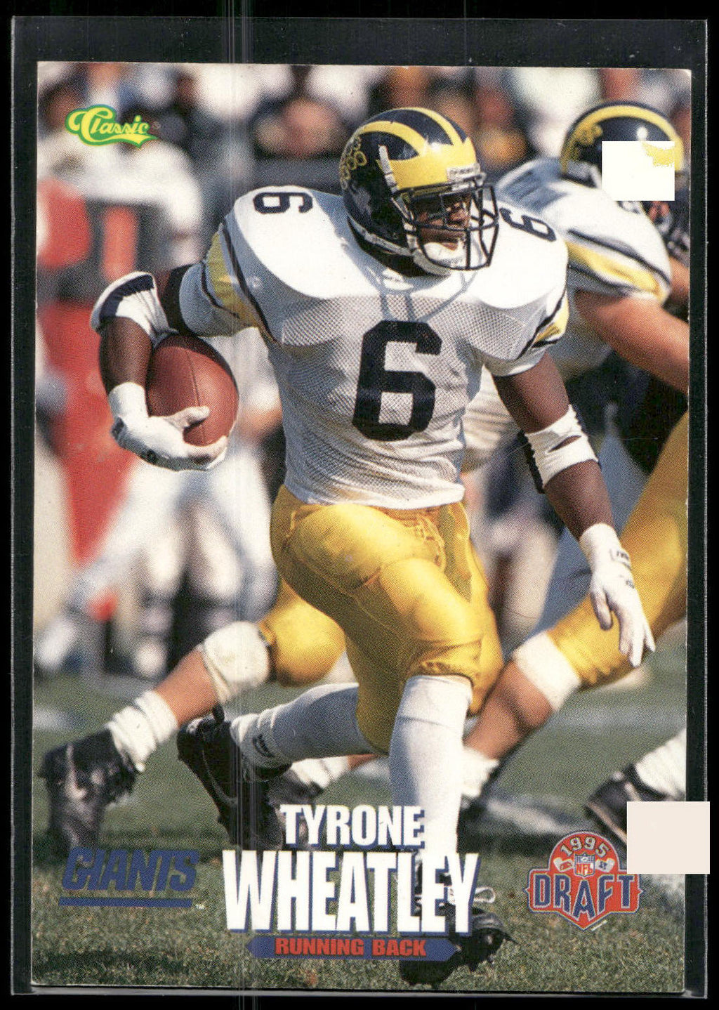 1995 Classic NFL Rookies #17 Tyrone Wheatley