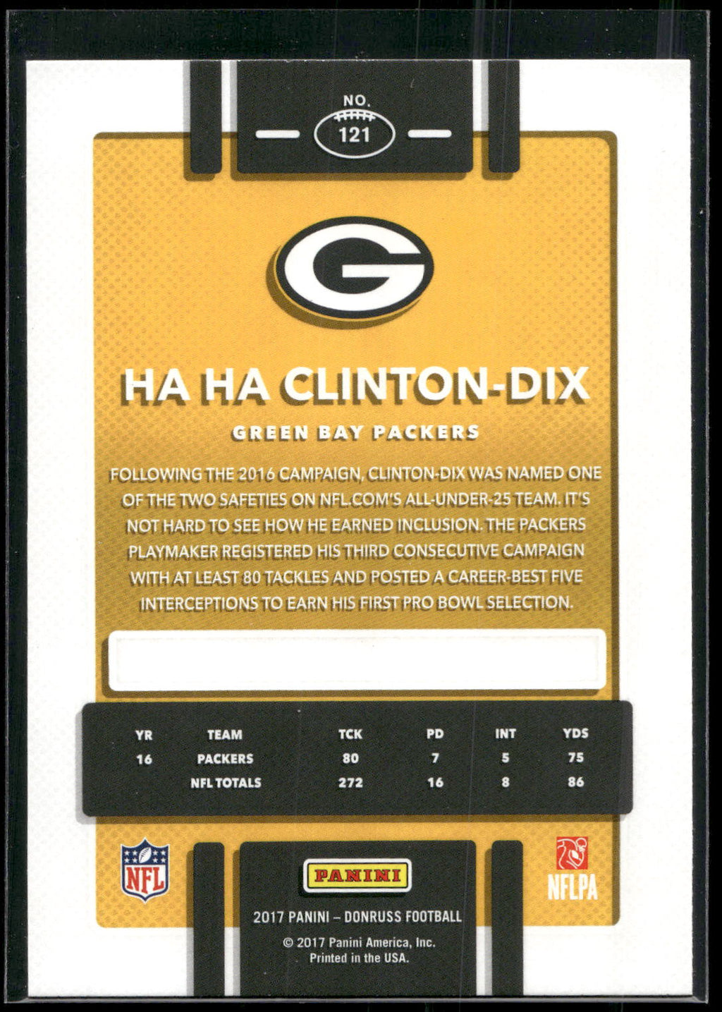 2017 Donruss #121 Ha Ha Clinton-Dix