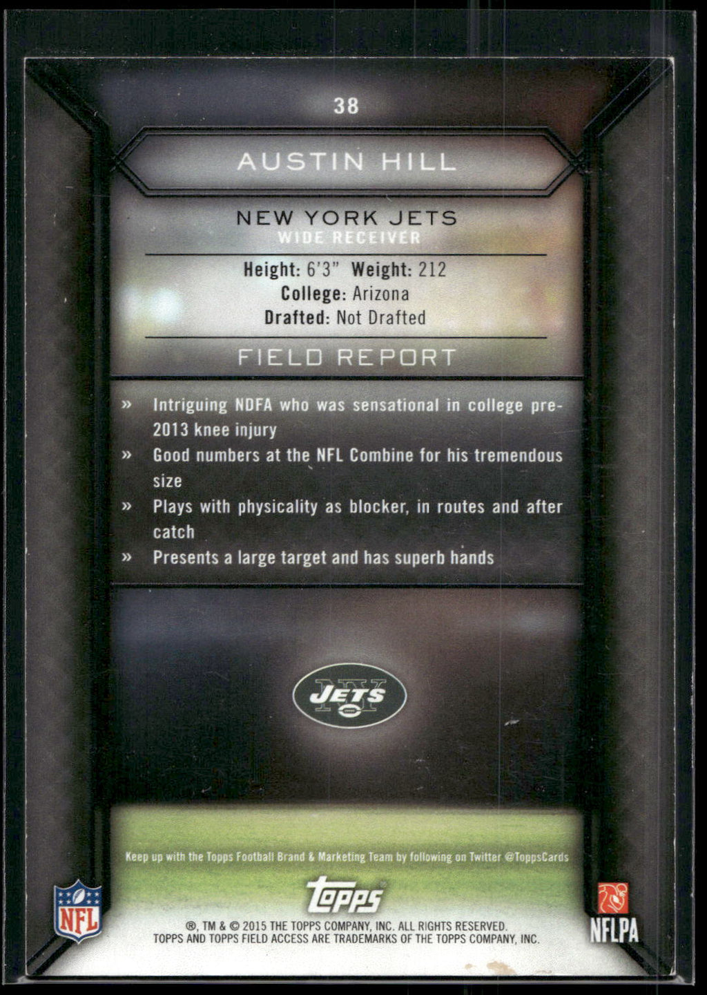 2015 Topps Field Access #38 Austin Hill