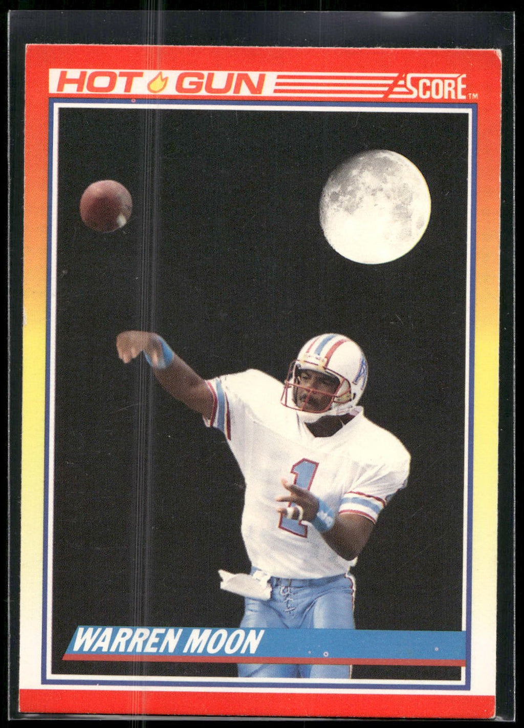 1990 Score #317 Warren Moon