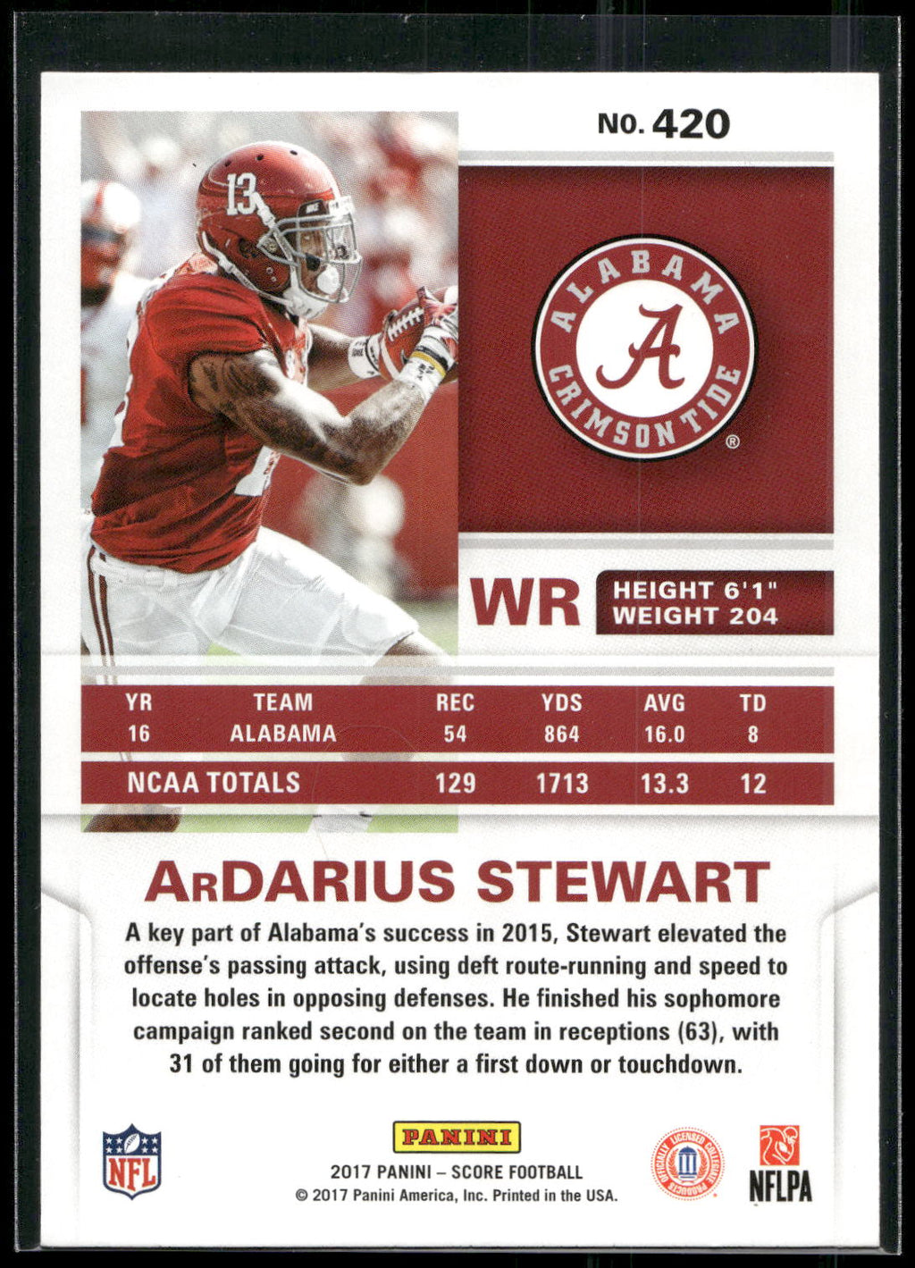 2017 Score #420 ArDarius Stewart