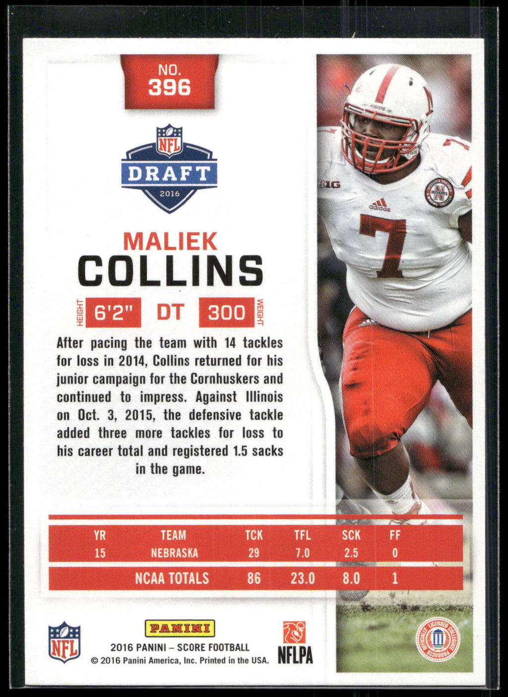 2016 Score #396 Maliek Collins