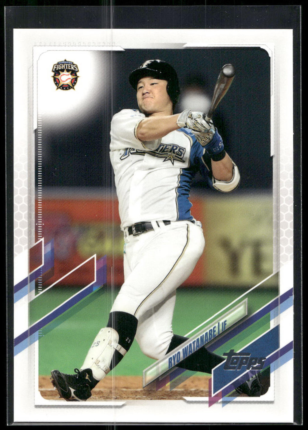 2021 Topps NPB #213 Ryo Watanabe Gold Rainbow Foil