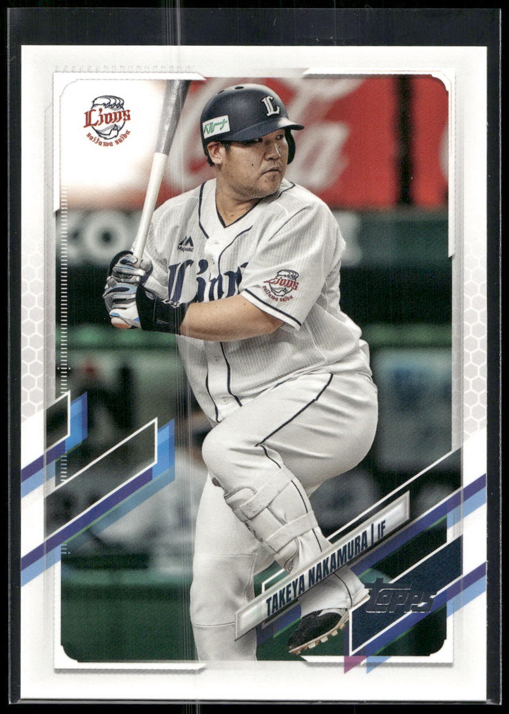 2021 Topps Chrome NPB #30 Takeya Nakamura Aqua Refractor #/199