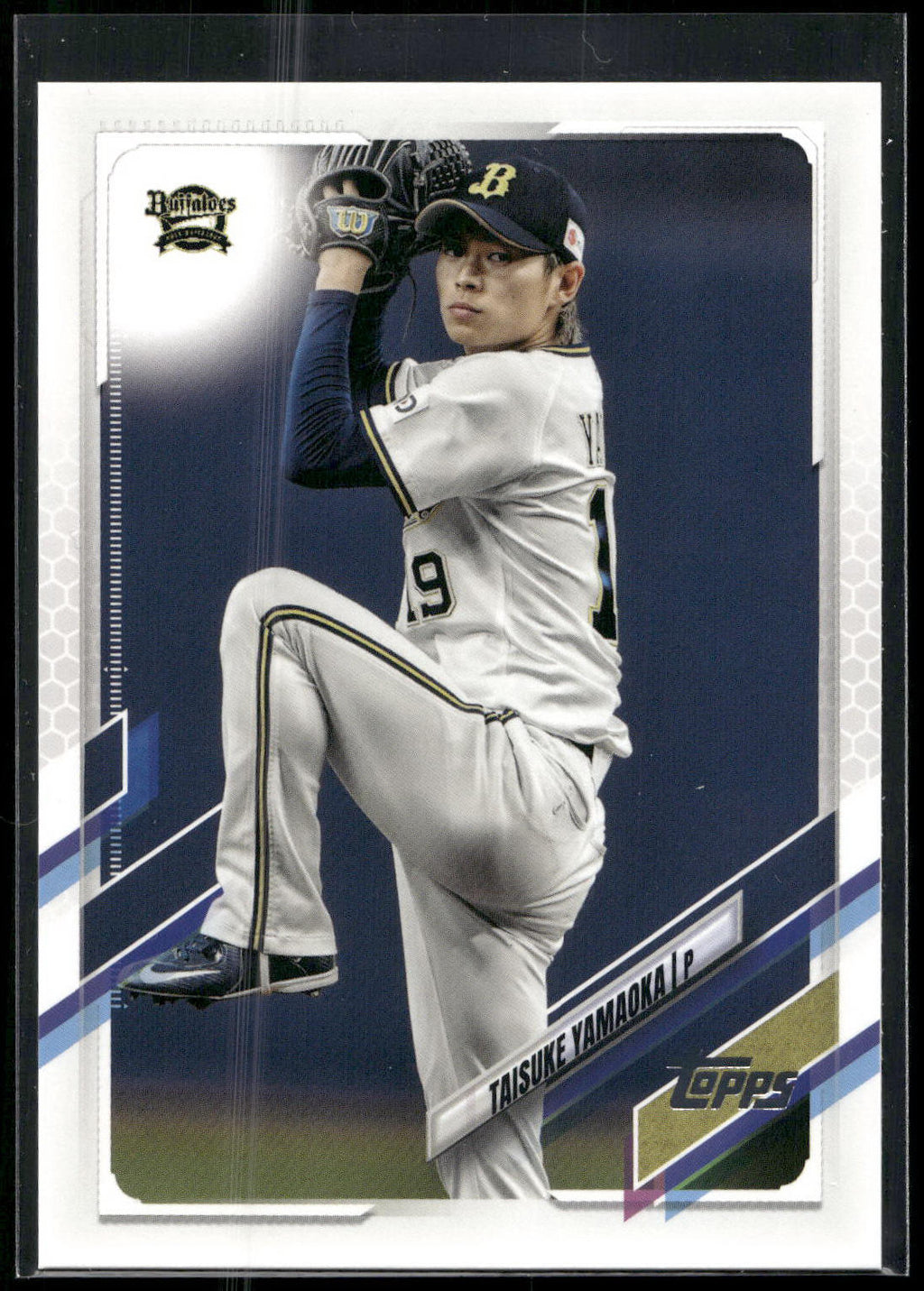 2021 Topps NPB #126 Taisuke Yamaoka