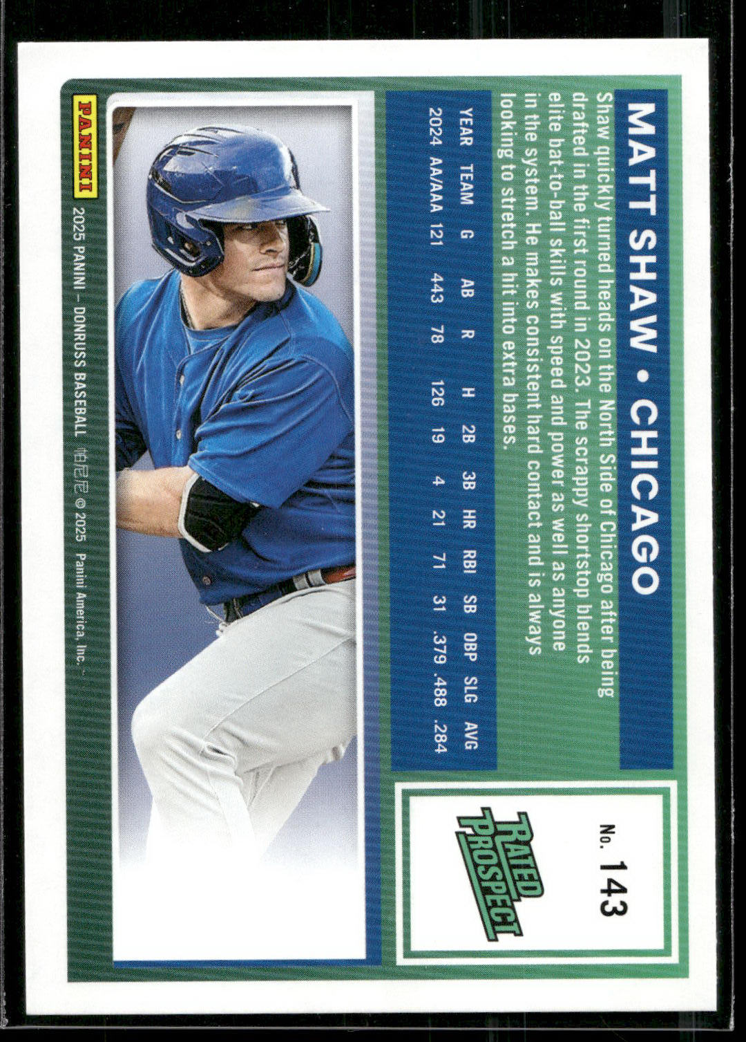2025 Donruss #143 Matt Shaw