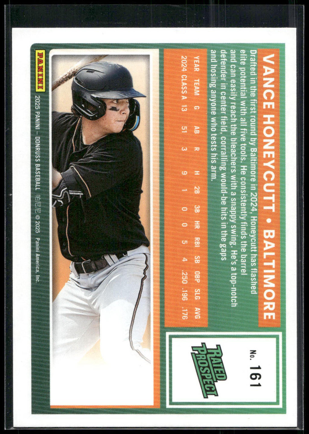 2025 Donruss #161 Vance Honeycutt