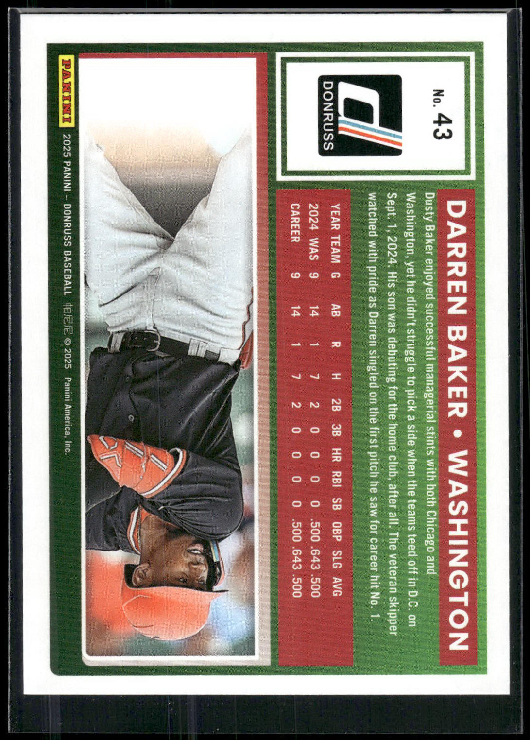 2025 Donruss #43 Darren Baker