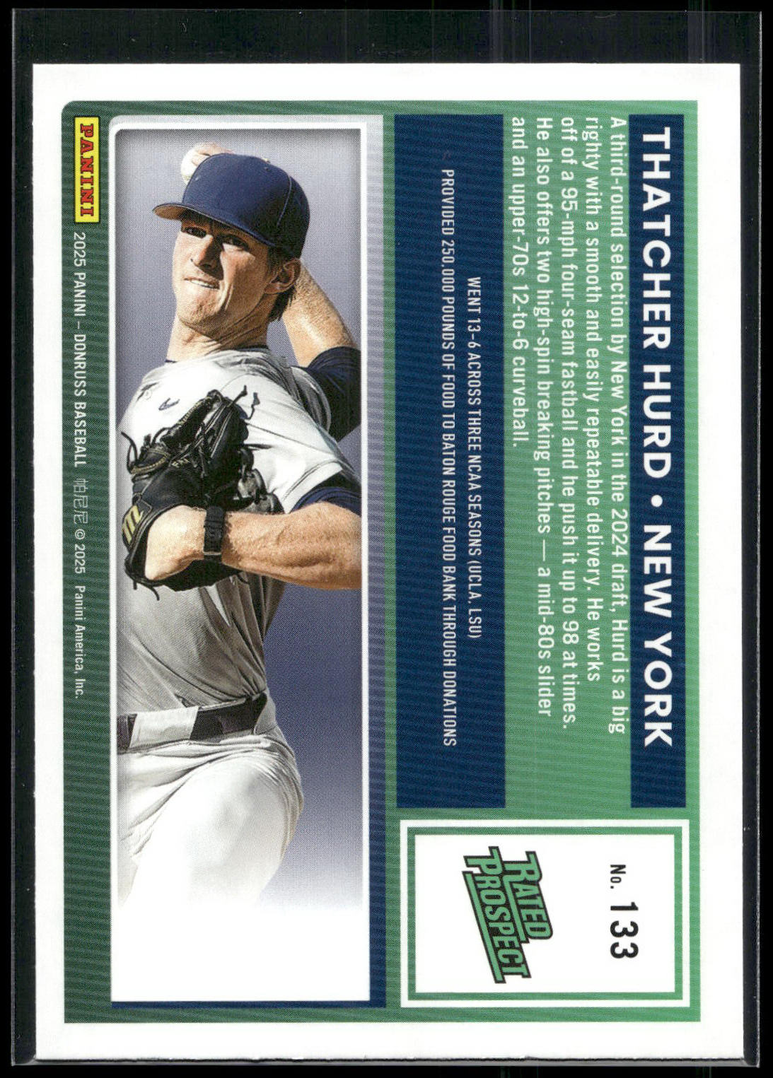 2025 Donruss #133 Thatcher Hurd