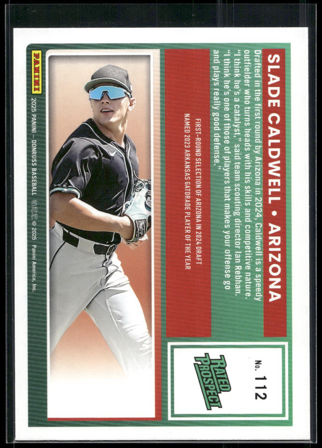 2025 Donruss #112 Slade Caldwell