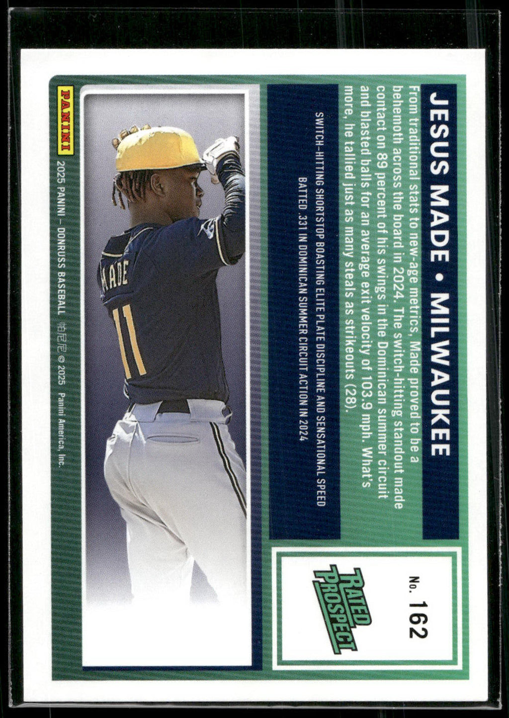 2025 Donruss #162 Jesus Made