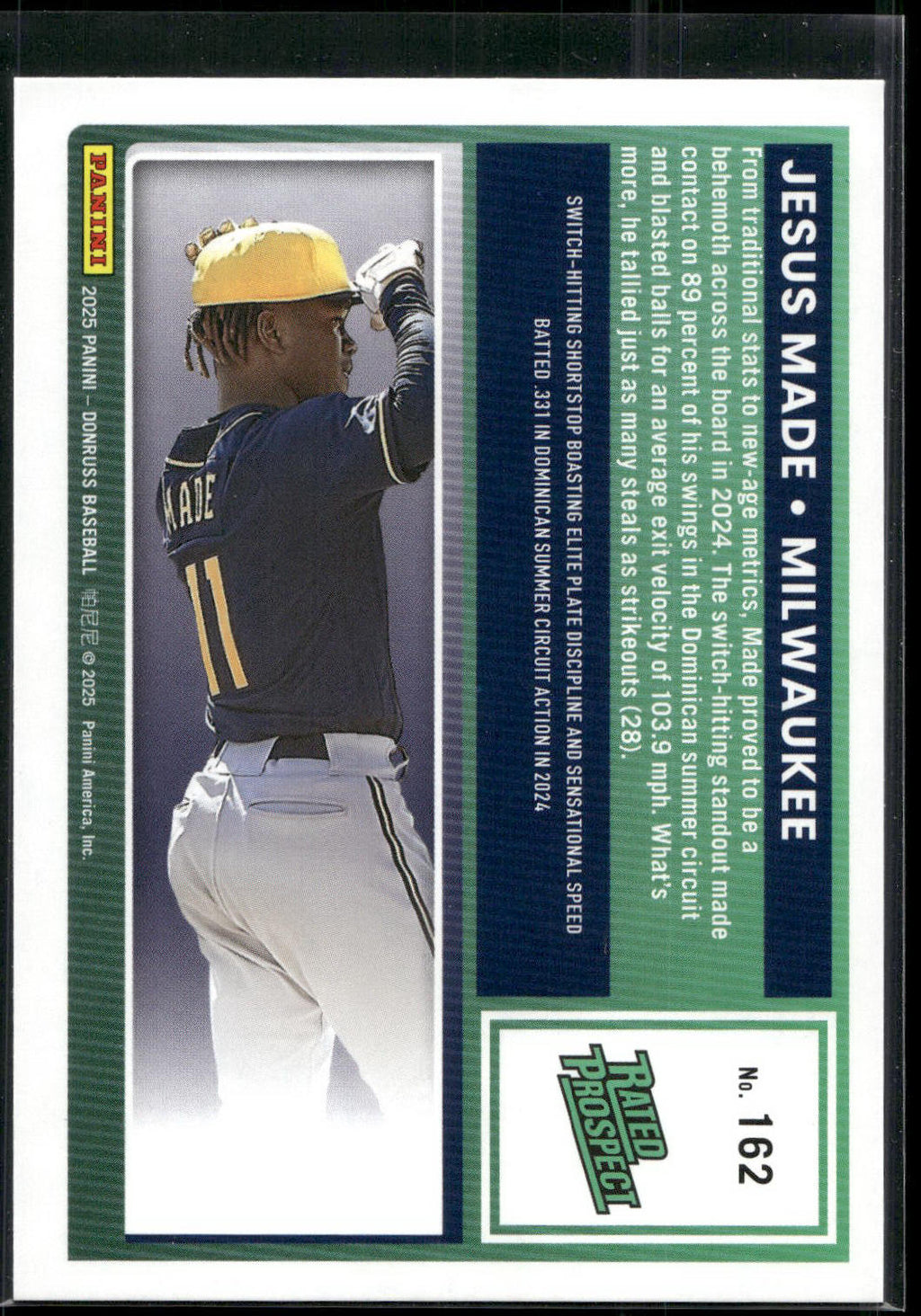 2025 Donruss #162 Jesus Made