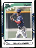 2024 Donruss #160 Sebastian Walcott