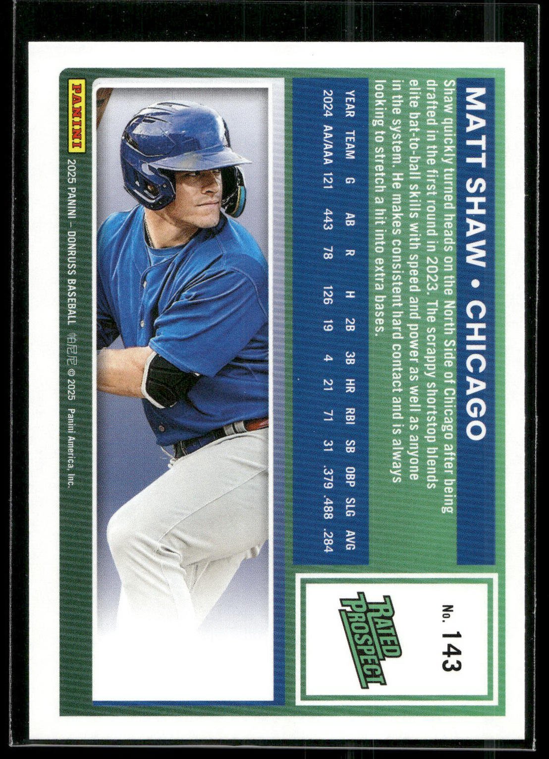 2025 Donruss #143 Matt Shaw