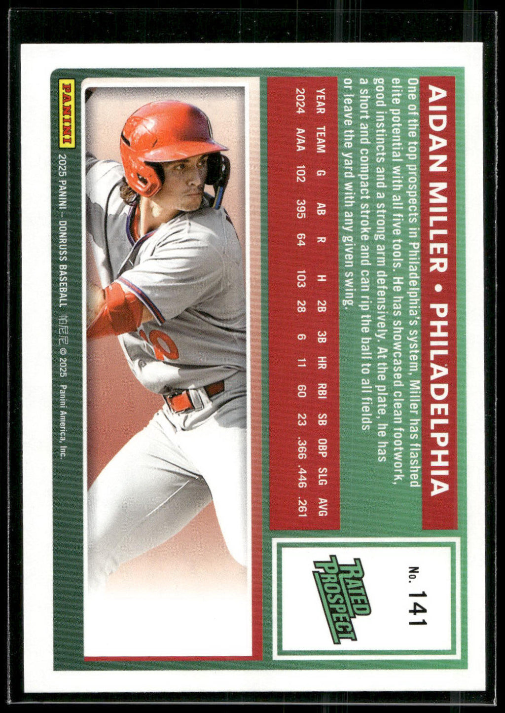 2025 Donruss #141 Aidan Miller
