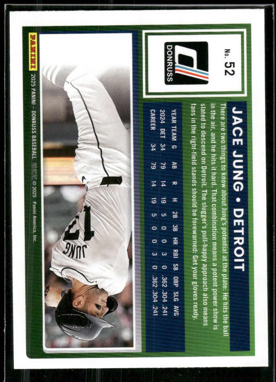 2025 Donruss #52 Jace Jung