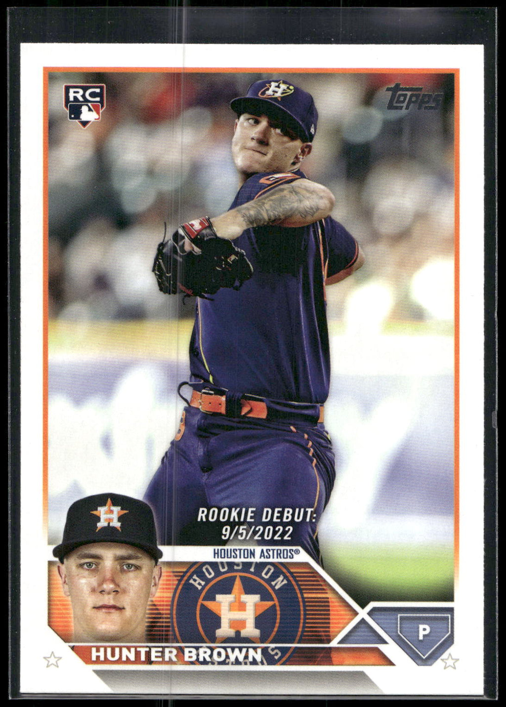 2023 Topps Update #US315 Hunter Brown