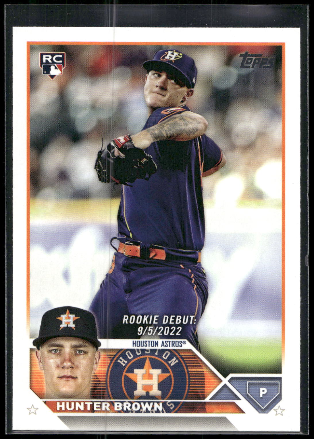 2023 Topps Update #US315 Hunter Brown
