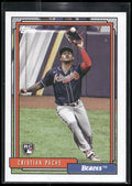2021 Topps Update #T92-8 Cristian Pache 1992 Topps Redux