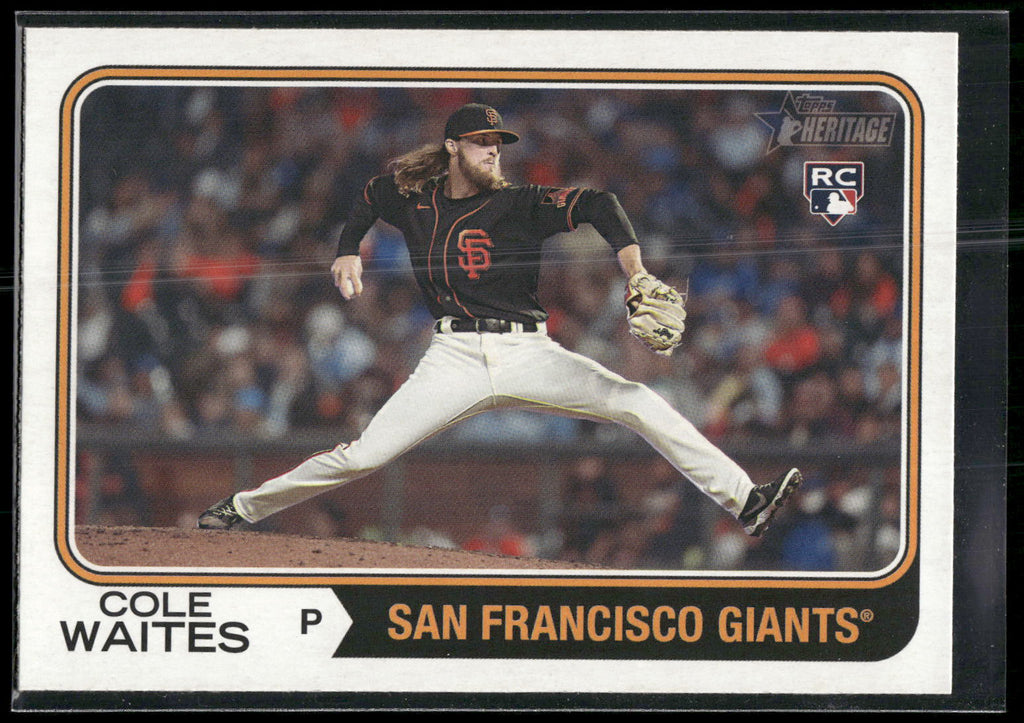 2023 Topps Heritage #258 Cole Waites