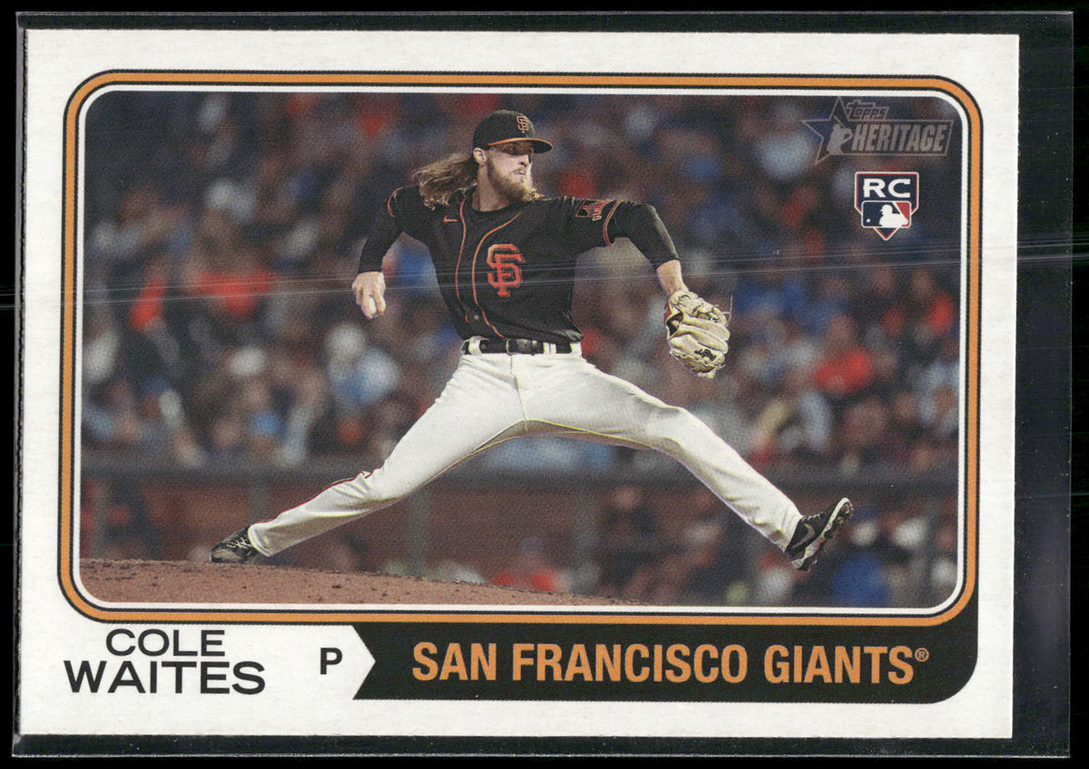 2023 Topps Heritage #258 Cole Waites
