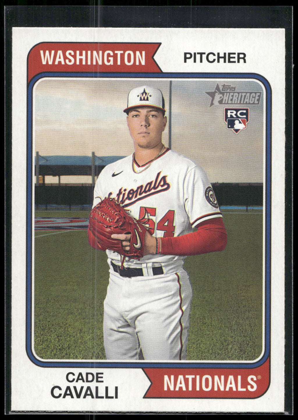 2023 Topps Heritage #188 Cade Cavalli
