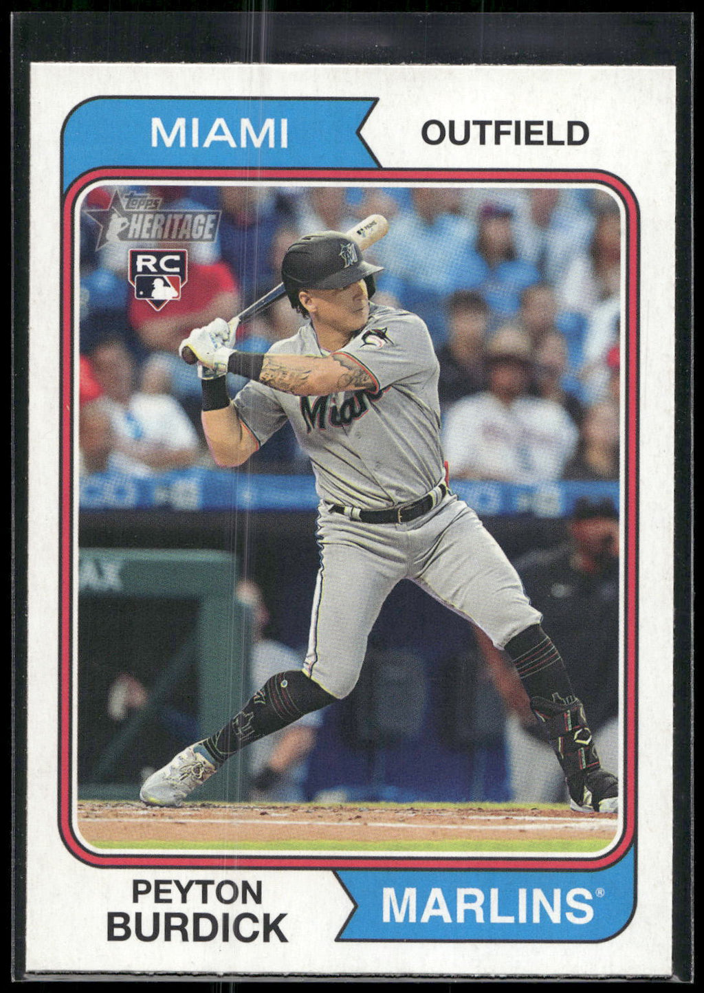 2023 Topps Heritage #322 Peyton Burdick