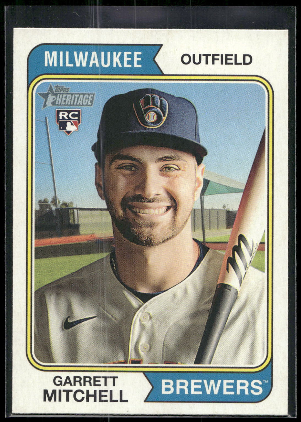 2023 Topps Heritage #95 Garrett Mitchell