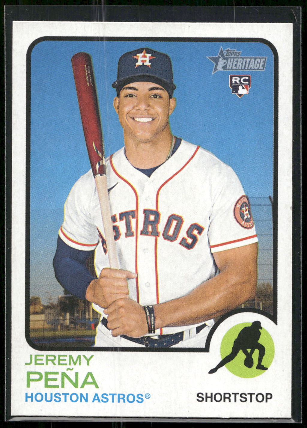 2022 Topps Heritage #629 Jeremy Peña
