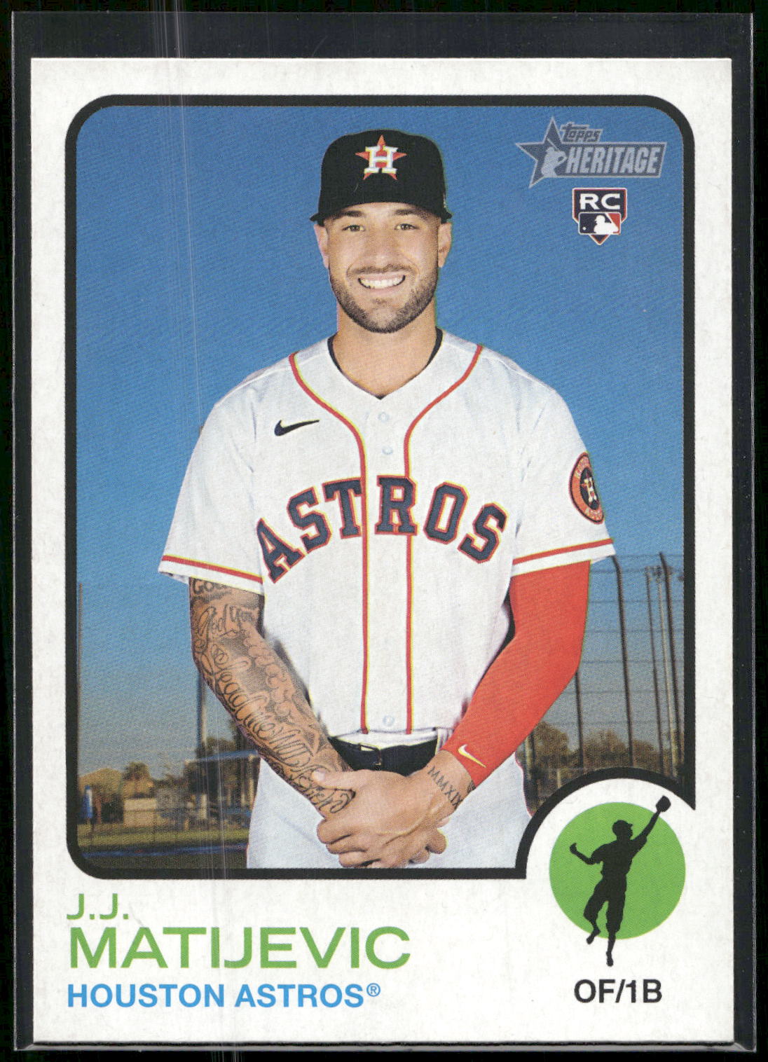 2022 Topps Heritage #561 J.J. Matijevic