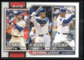 2026 Topps #151 League Leaders (Trea Turner / Nico Hoerner / Freddie Freeman)