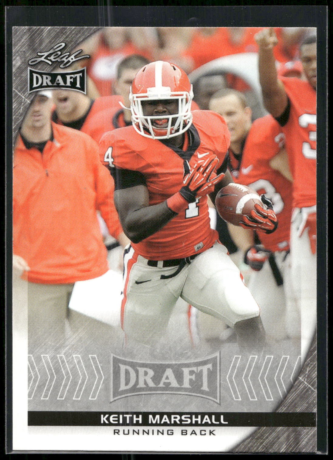 2016 Leaf Draft #50 Keith Marshall