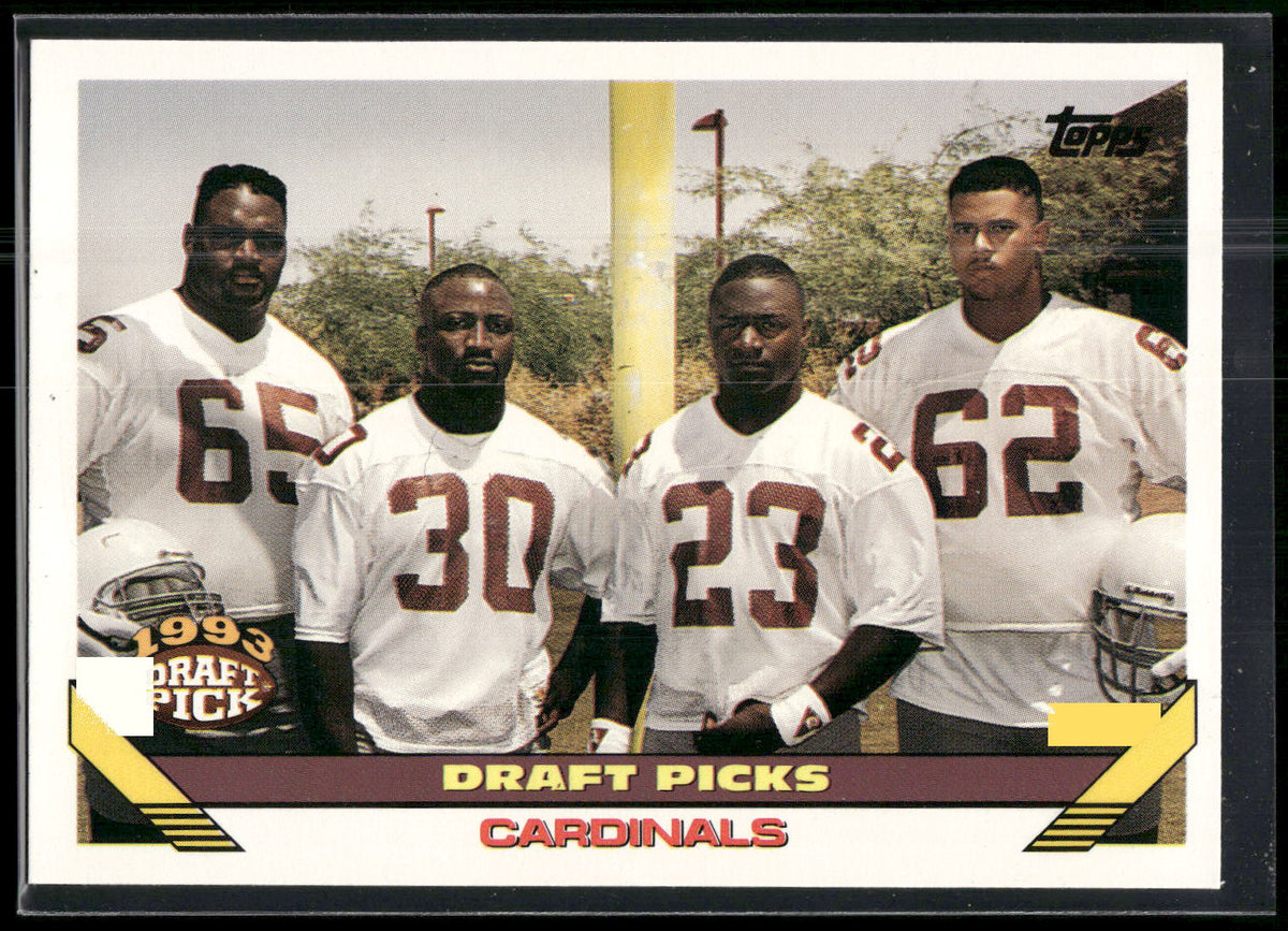 1993 Topps #187 (Ernest Dye / Ronald Moore / Garrison Hearst / Ben Coleman)