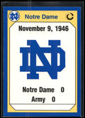 1990 Collegiate Collection Notre Dame #179 1946 Army