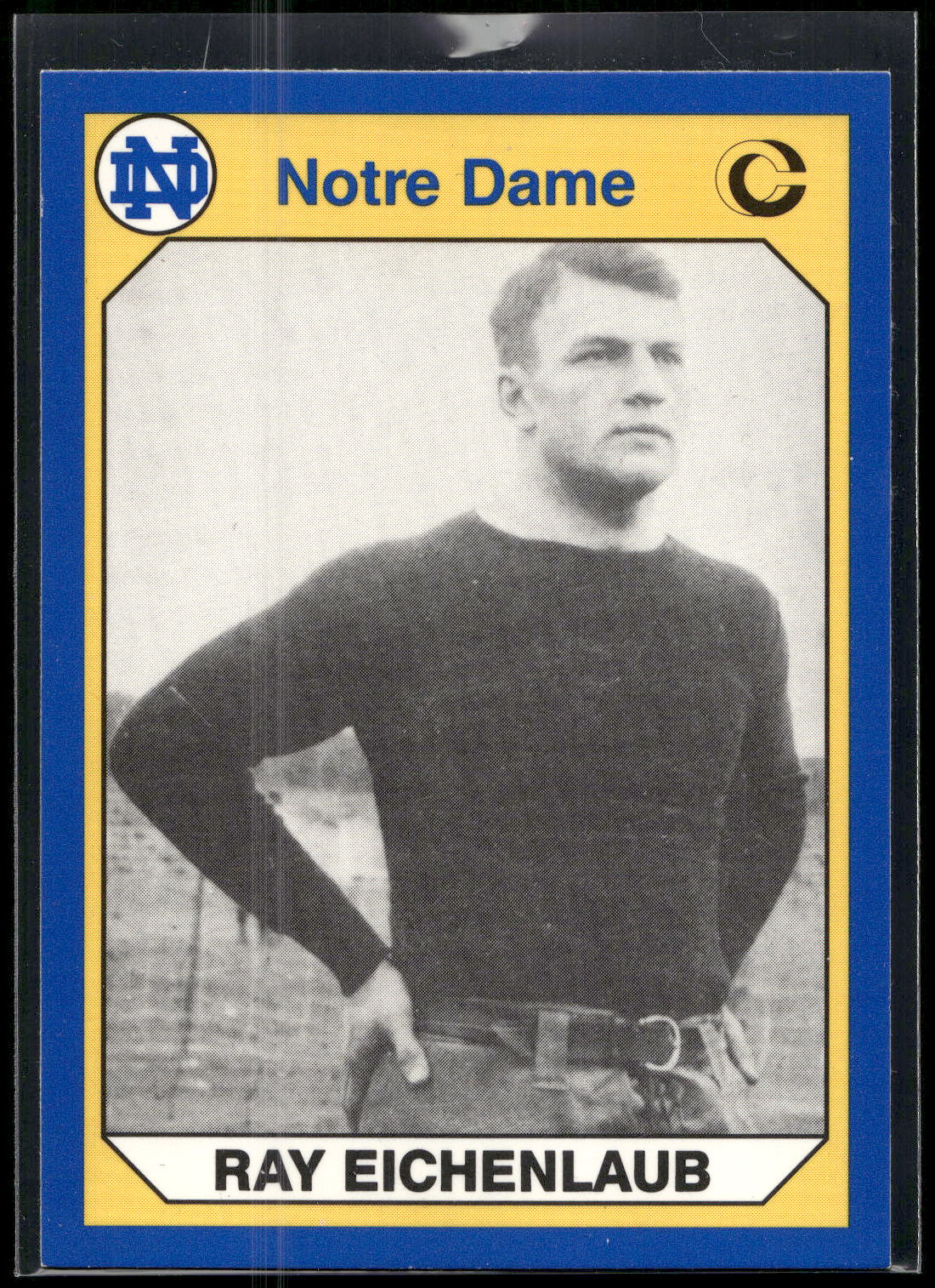 1990 Collegiate Collection Notre Dame #194 Ray Eichenlaub