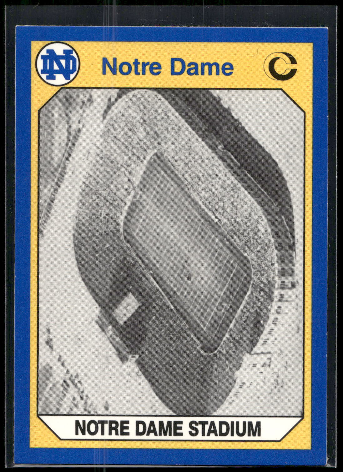 1990 Collegiate Collection Notre Dame #192 Notre Dame Stadium