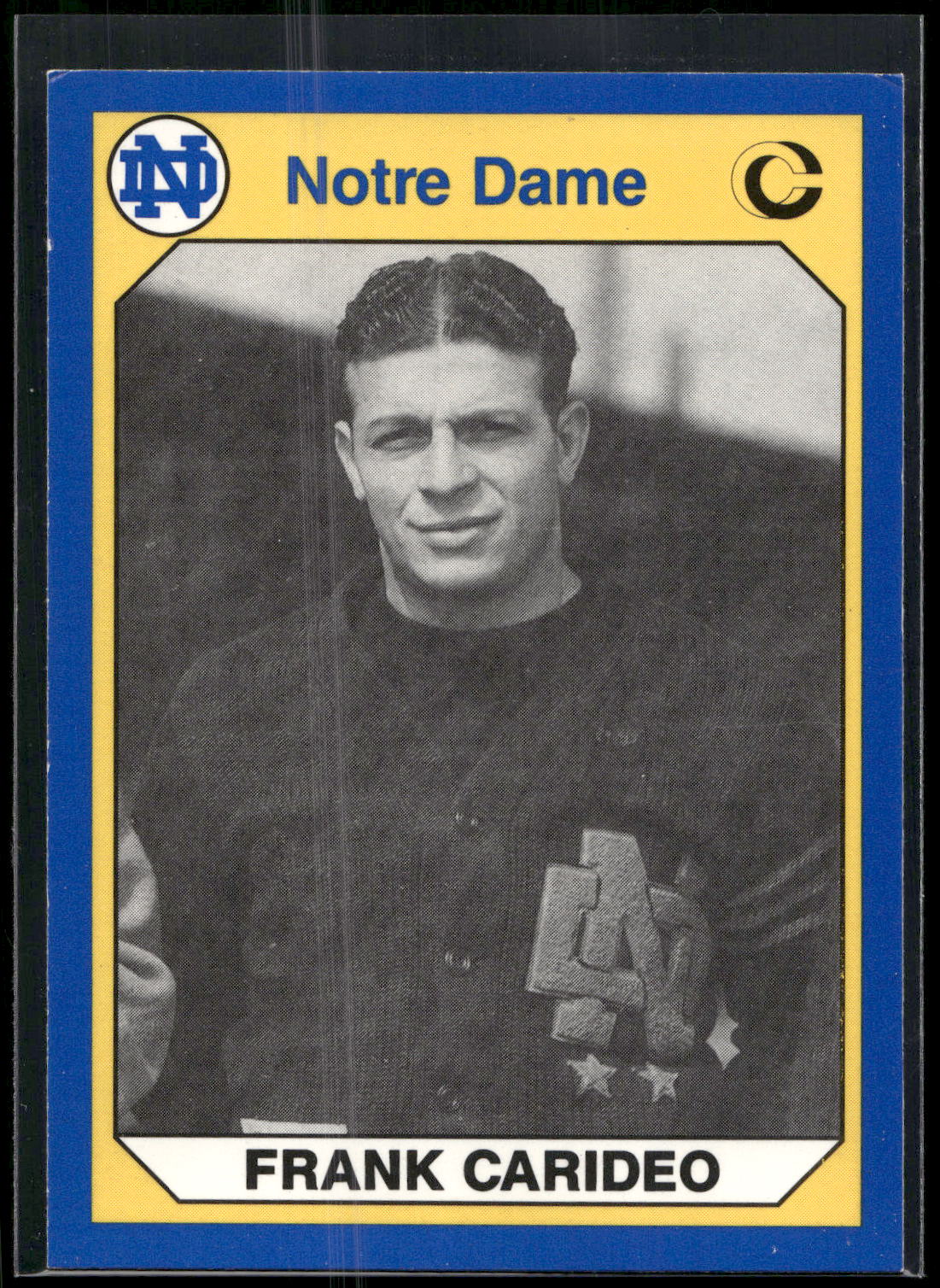 1990 Collegiate Collection Notre Dame #87 Frank Carideo