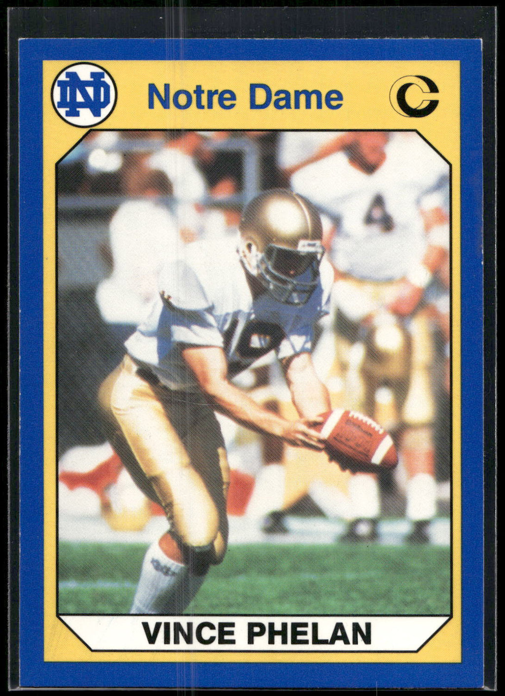 1990 Collegiate Collection Notre Dame #8 Vince Phelan