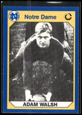 1990 Collegiate Collection Notre Dame #150 Adam Walsh